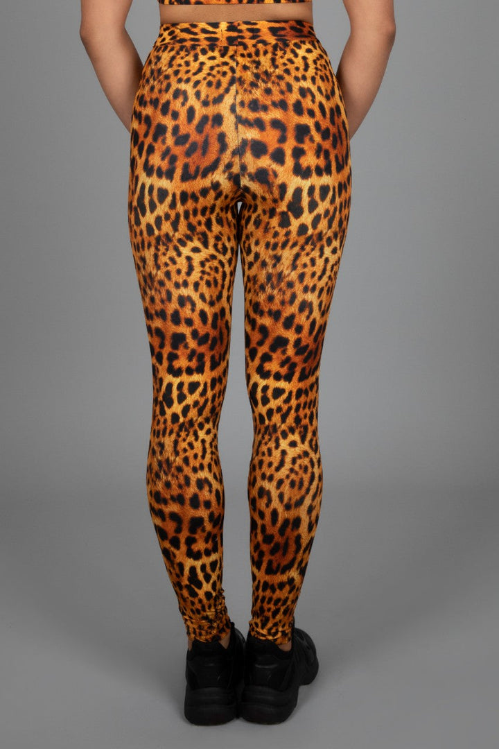 Leopard Print High Waist Leggings | Yoga Leggings